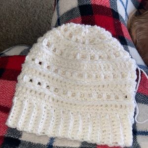 Hand made beanies! Crocheted!